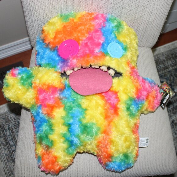 3/$188❤️Fuggler BIGG FUGG Oogah Boogah Rainbow Plush Toy Ugly Monster Tie-dye - Picture 14 of 16